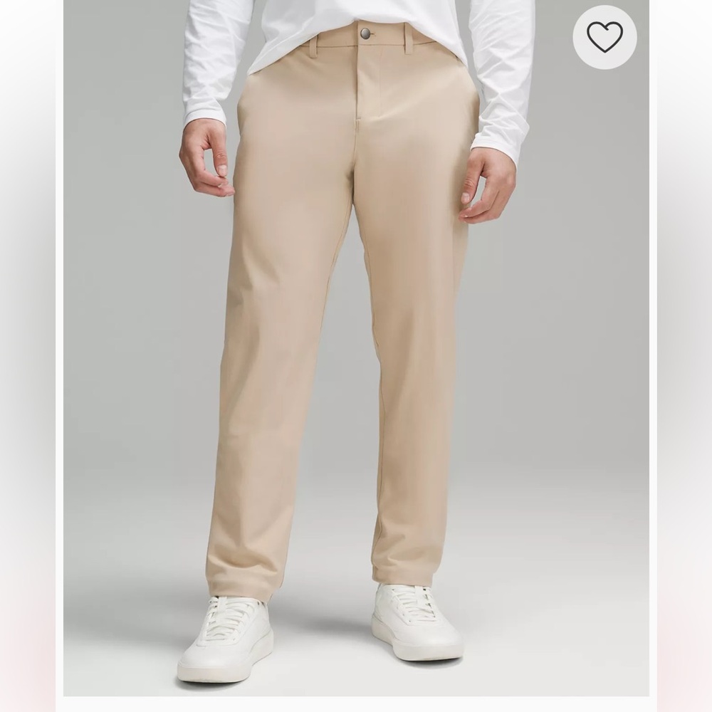 Lululemon ABC Classic fit 5 pocket Pant   Tan  Size 38/32